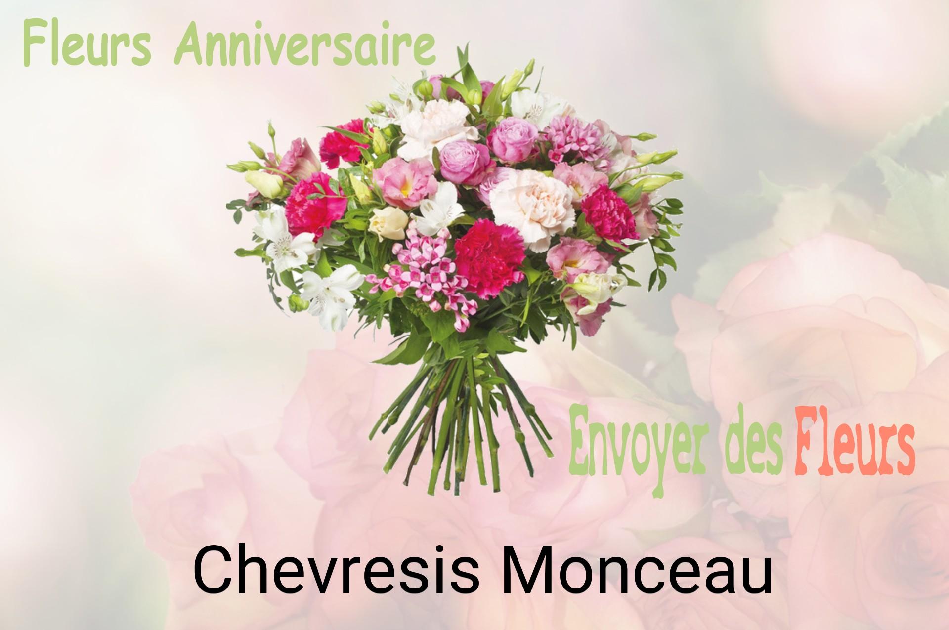 Bouquet de fleurs d’anniversaire livré à Chevresis-Monceau