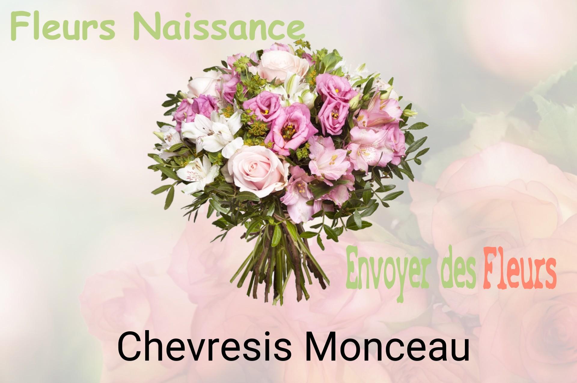 Bouquet de fleurs de naissance livré à Chevresis-Monceau