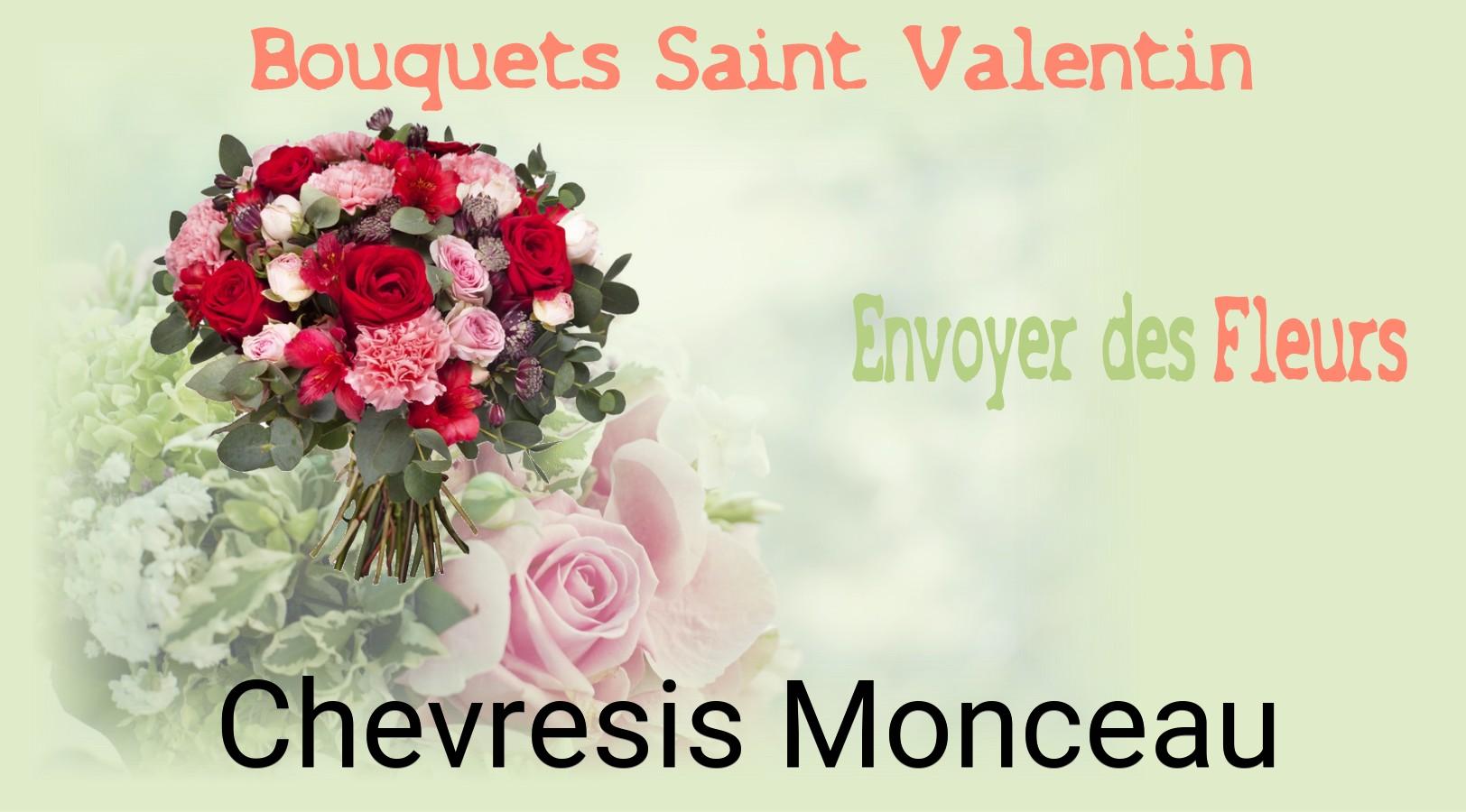 Roses de Saint-Valentin livrées à Chevresis-Monceau